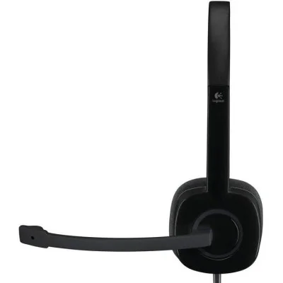 Logitech H151 Stereo Headset Single Jack - Black